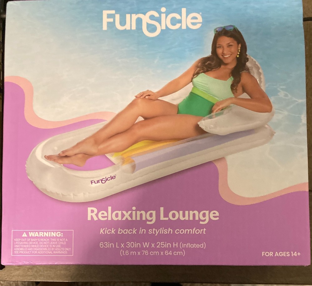 FUNSICLE RELAXING LOUNGE FOATER FOR POOL