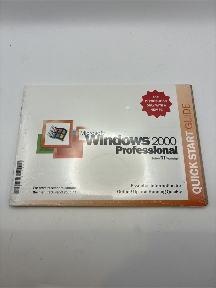 Microsoft Windows 2000 Professional 1-2CPU OEM Software with SP 2 Sealed
