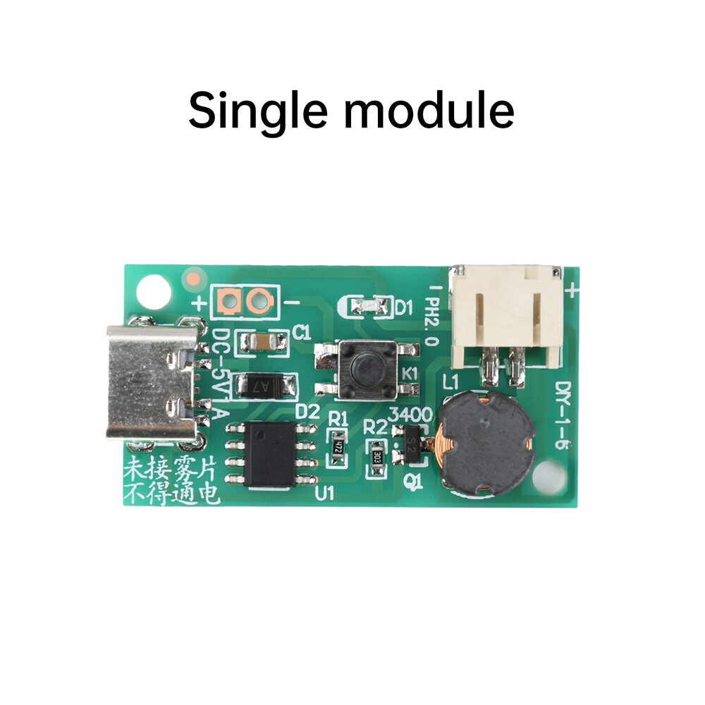 Type-C DC5V Ultrasonic Mist Maker Atomizing Module DIY Humidifier With PCB Kit