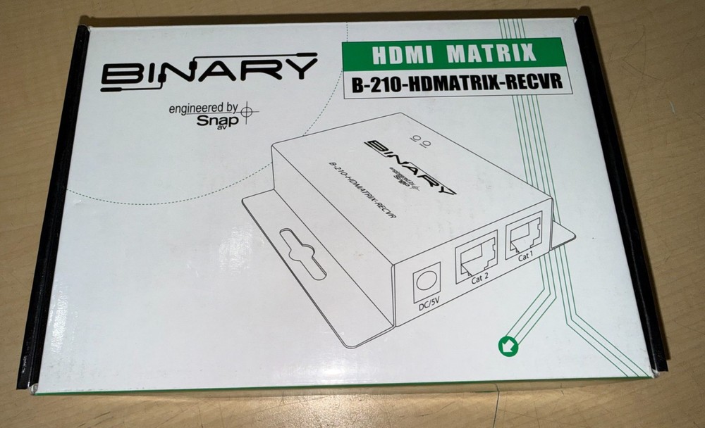 Binary B-210-HDMATRIX-RECVR 210 Series HDMI Matrix Receiver