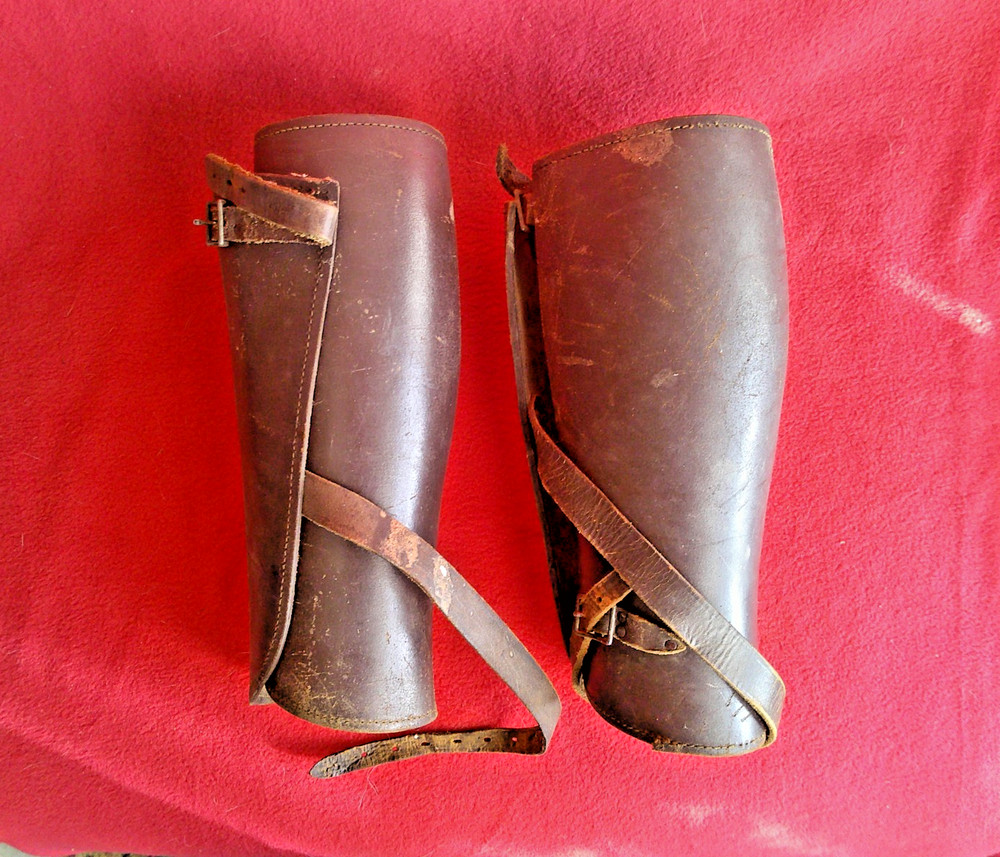 WWI LEATHER FIELD LEGGINGS-GAITERS