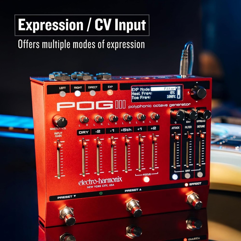 Electro-Harmonix POG3 Polyphonic Octave Generator Pedal