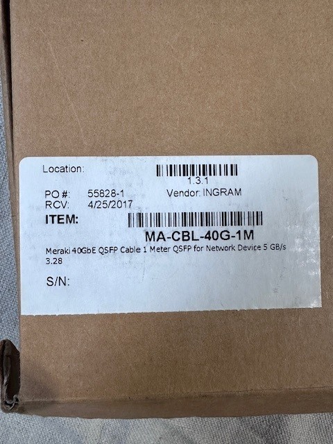 New Cisco MA-CBL-40G-1M STACK CABLE A30-22130