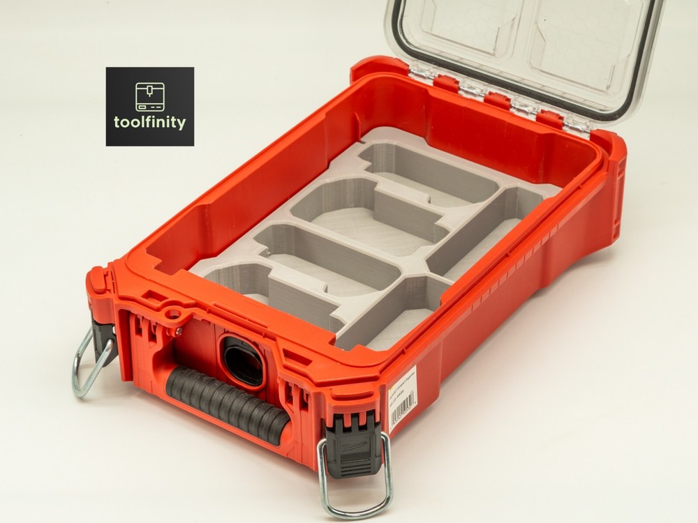Milwaukee PACKOUT M18 Battery Holder Rack Tray Insert Storage