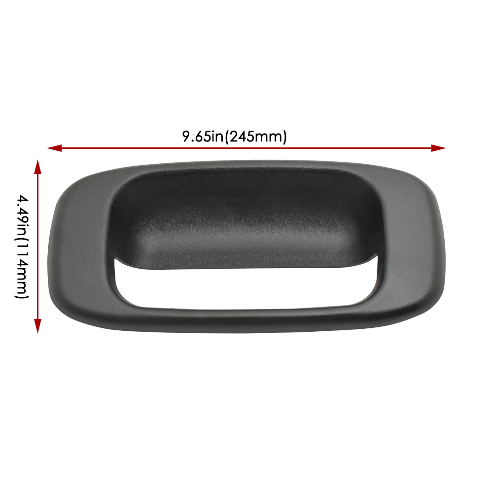 Rear Back Latch Tail Gate Tailgate Handle Bezel For Chevy Silverado GMC Sierra