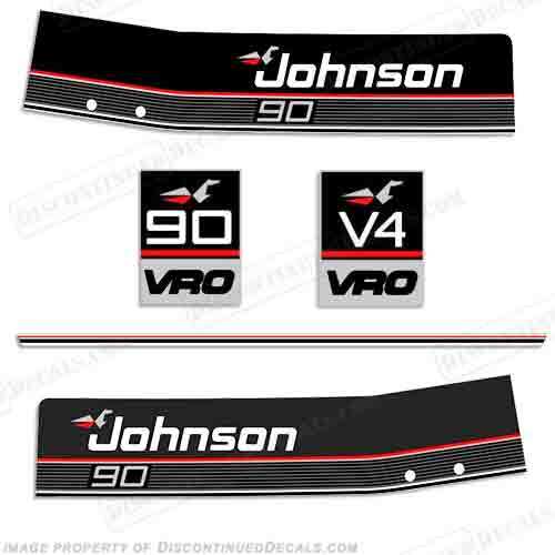 Fits Johnson 1990 90hp VRO Decals