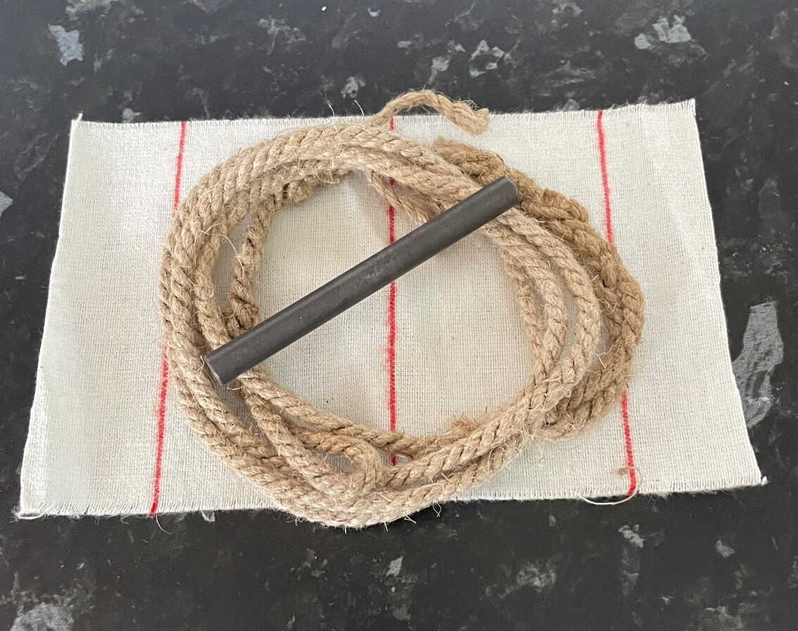 BRITISH MARTINI ENFIELD to LEE ENFIELD PULL THROUGH CORD With STEEL WEIGHT + GAU