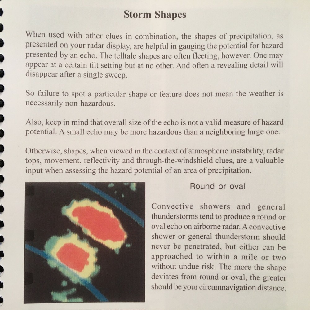 Radar Training Systems, Airborne Weather Radar Pilot's Operating Guide