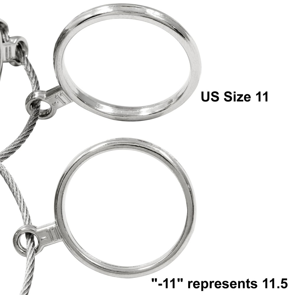 Litoexpe Ring Sizer Measuring Tool, 31pcs Measurement Zinc 1pcs