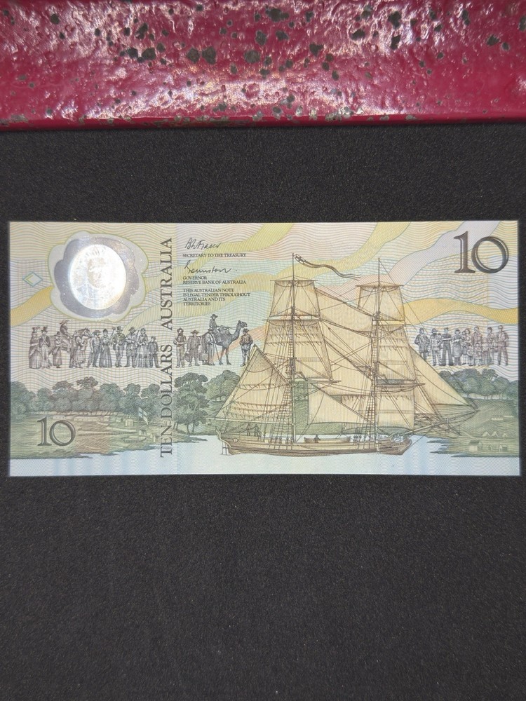 1988 $10 Bicentennial Polymer Note X2