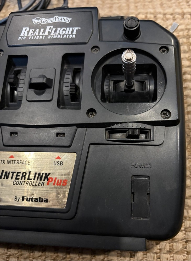 Futaba Great Planes R/C Real Flight InterLink Plus TX Interface USB Controller