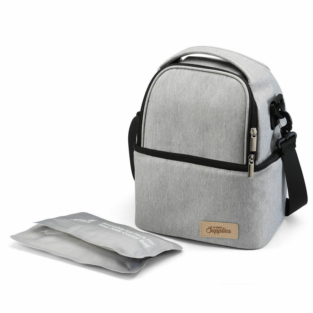CoolCarry™ Breastpump Cooler Bag + Ice Pack