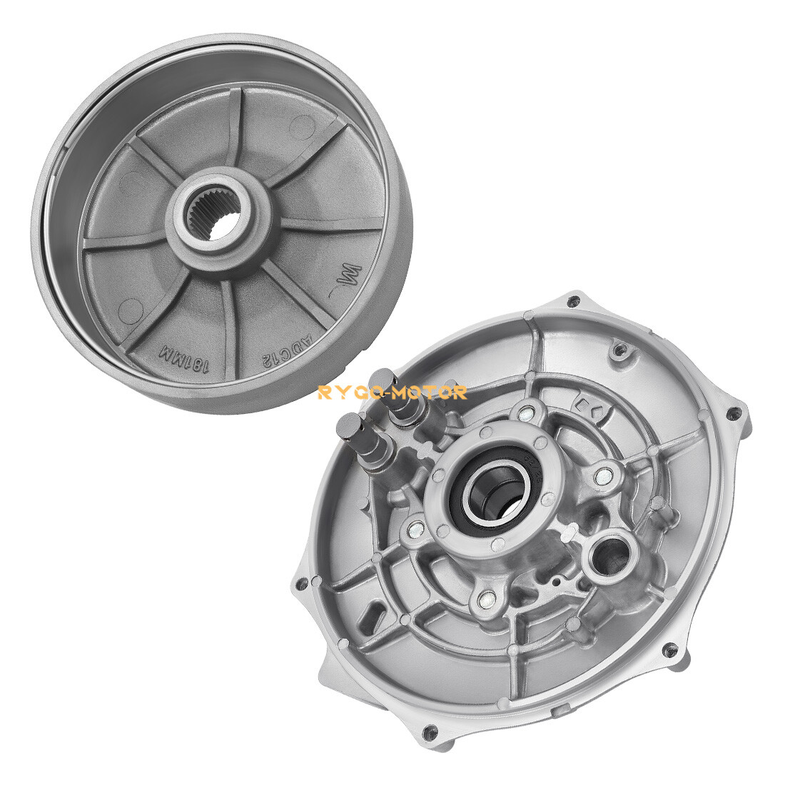 Rear Brake Drum Hub Plate Cover Bearing Seals for Honda Foreman 500 TRX500 05-13