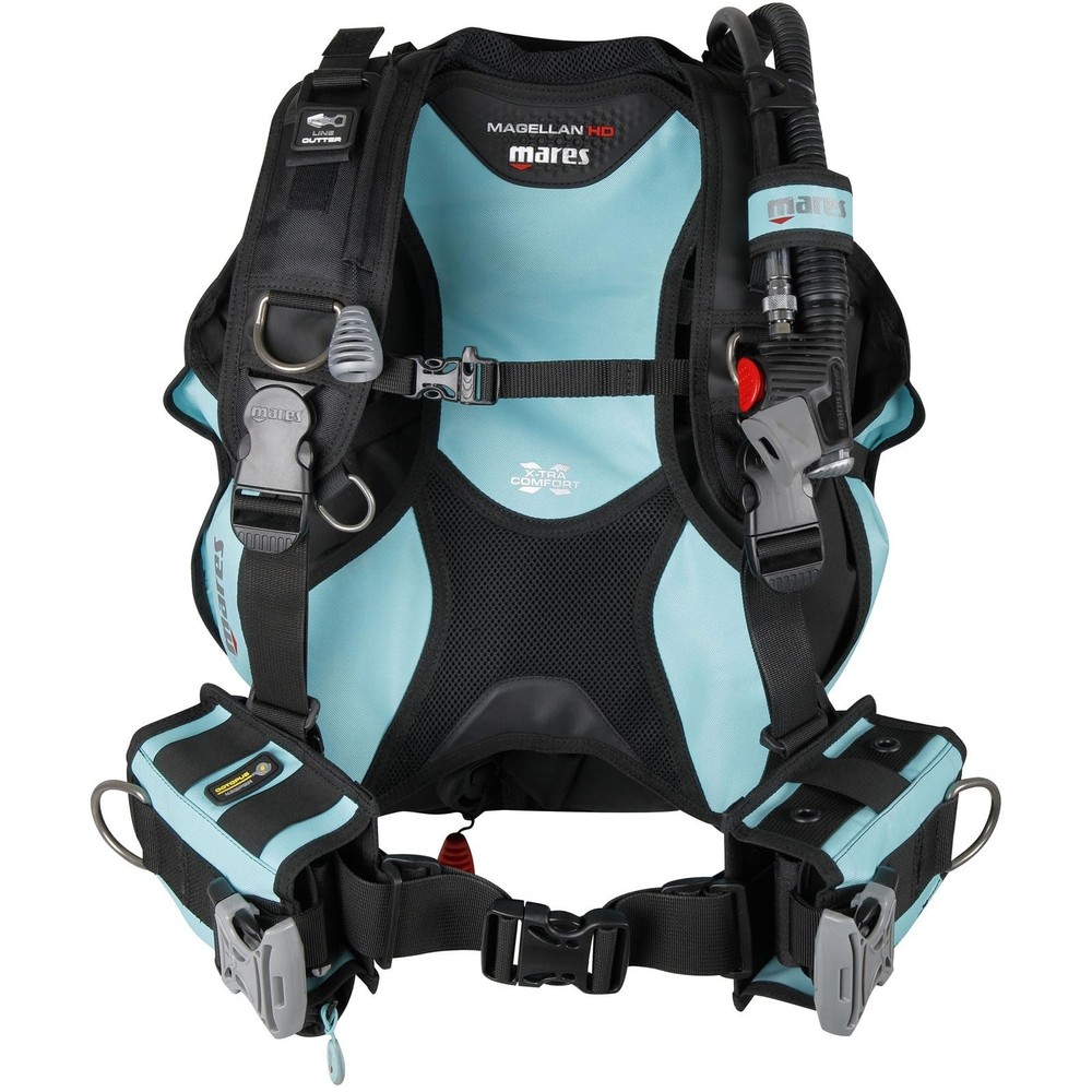 Mares Magellan HD BCD - Unisex Versatile Lightweight Foldable Backmounted Scu...