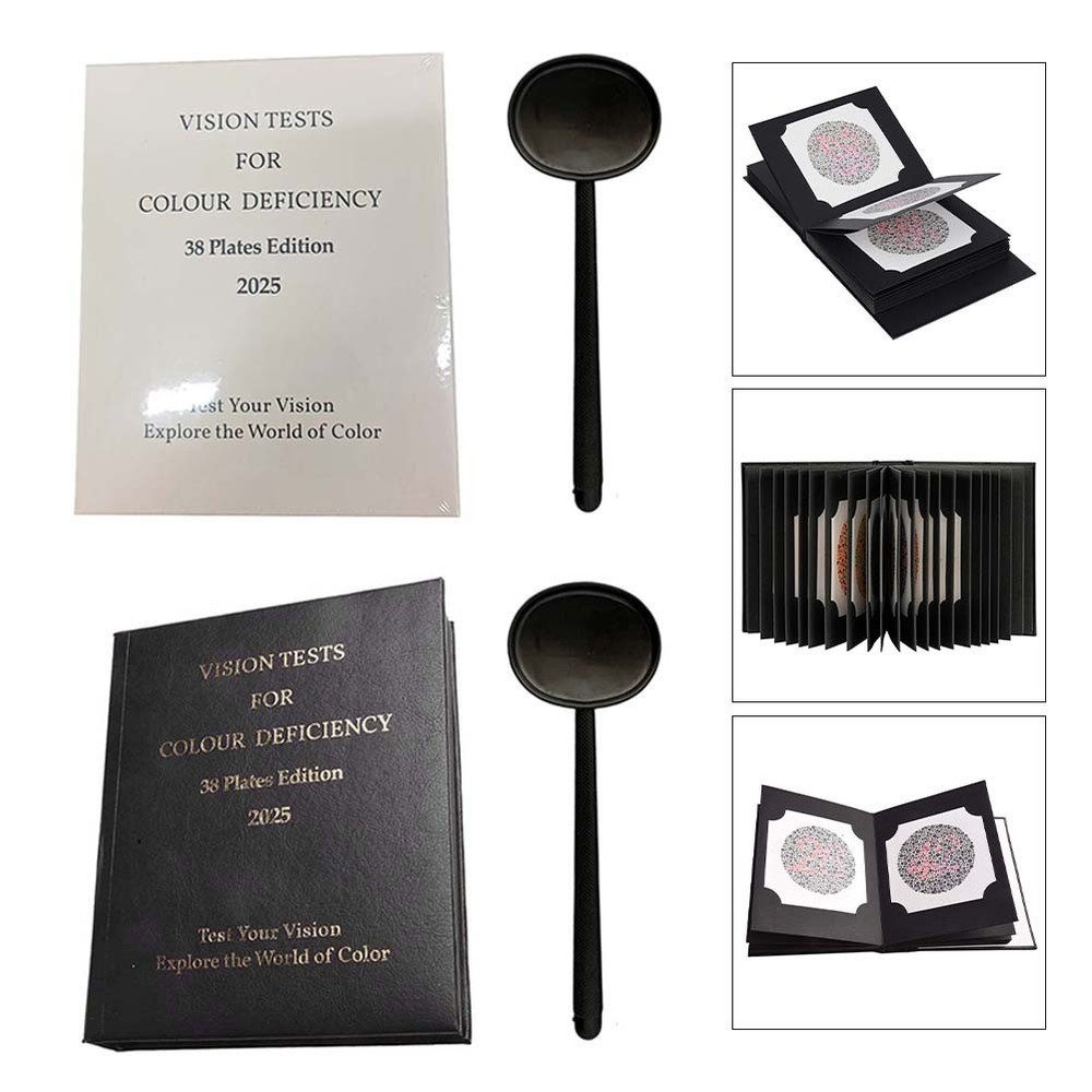 Ishihara Optical Testing Book with Eye Shading Lenses for Professionals