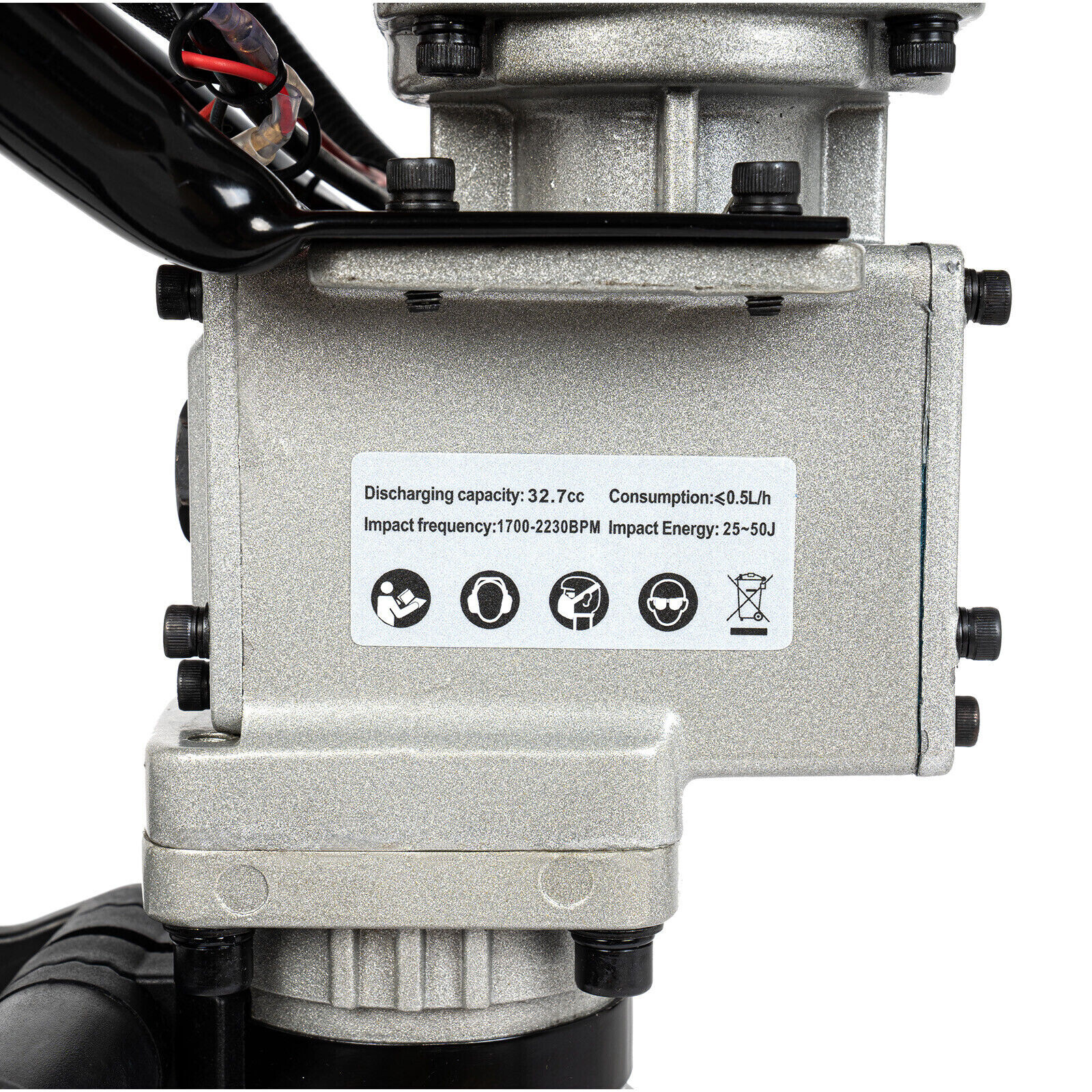 Gas Powered T-Post Driver 2 Stroke Pole Pounder Pile Driver Hammer Portable