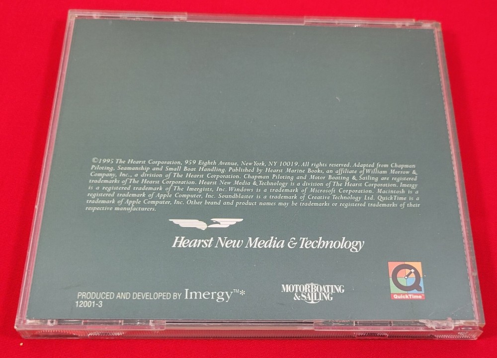 O) Chapman Piloting Interactive Series Hands-On Powerboating (PC/Mac CD ROM 1995