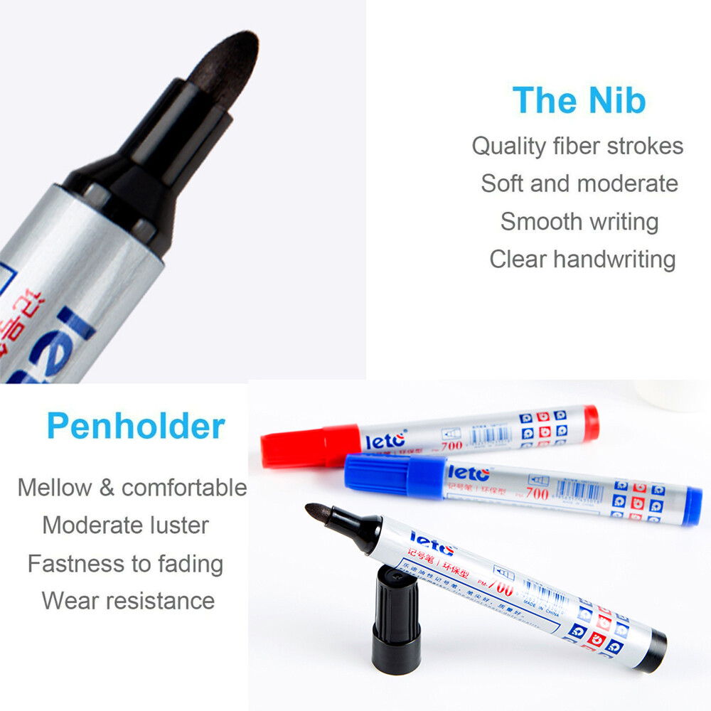 1-6Pcs Waterproof Permanent Paint Marker Pen Car Tire Letter Rubber Metal