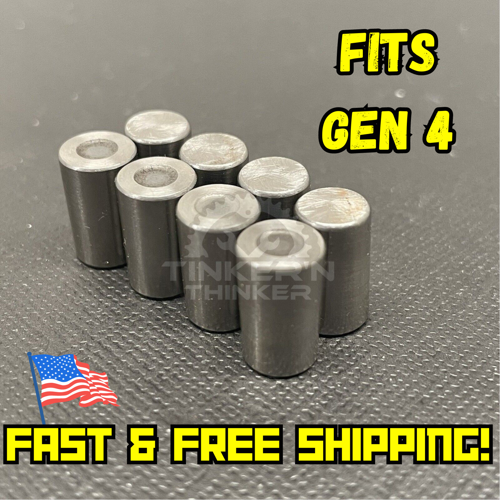 LSX Non-DOD Oil Pressure Anti-Leak Plugs 8x 4.8, 6.0, 5.3 Gen 4 LS GM V8 LS2 AFM