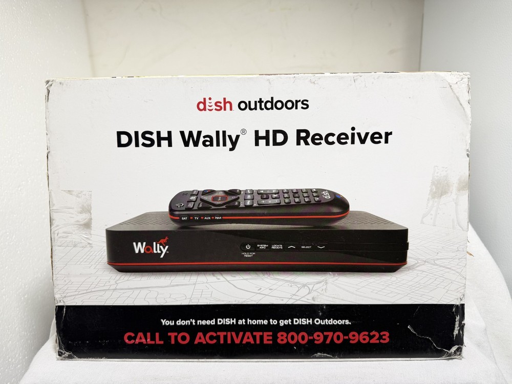 DISH Network Wally HD Satellite Receiver - Black - Complete  Sealed *FAST SHIP*