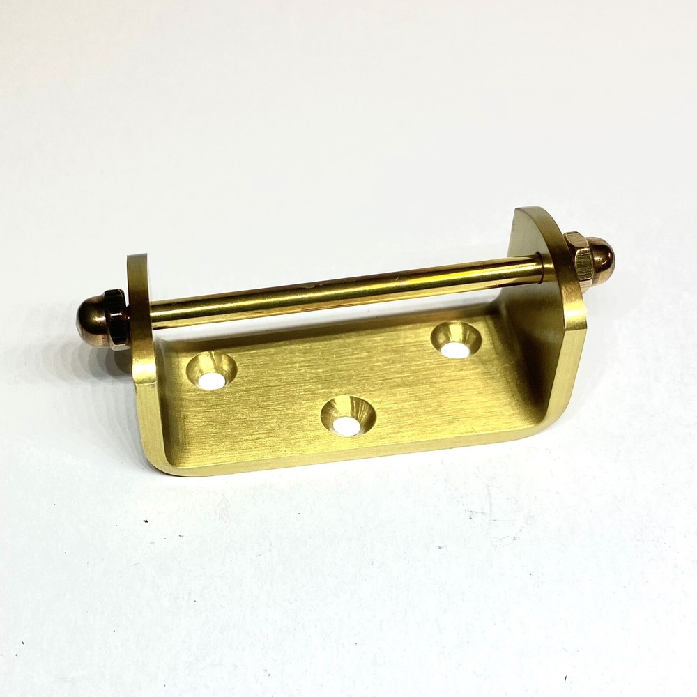 1 Solid Brass Genuine Baldwin Grand Piano Top Lid Prop Hinge/Bracket