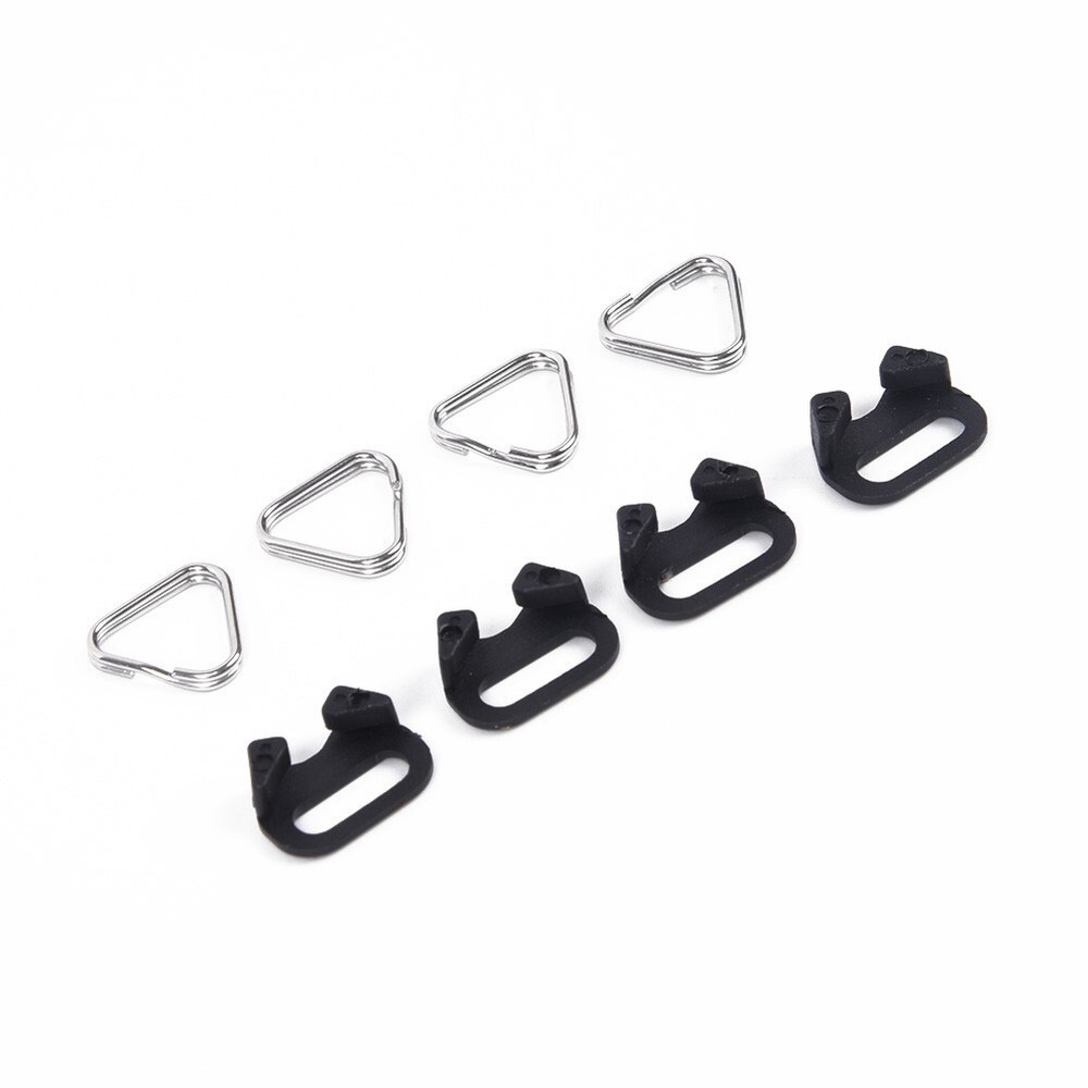 4pcs Triangular Split Rings For Camera Back Belt Strap Buckle Accessories New