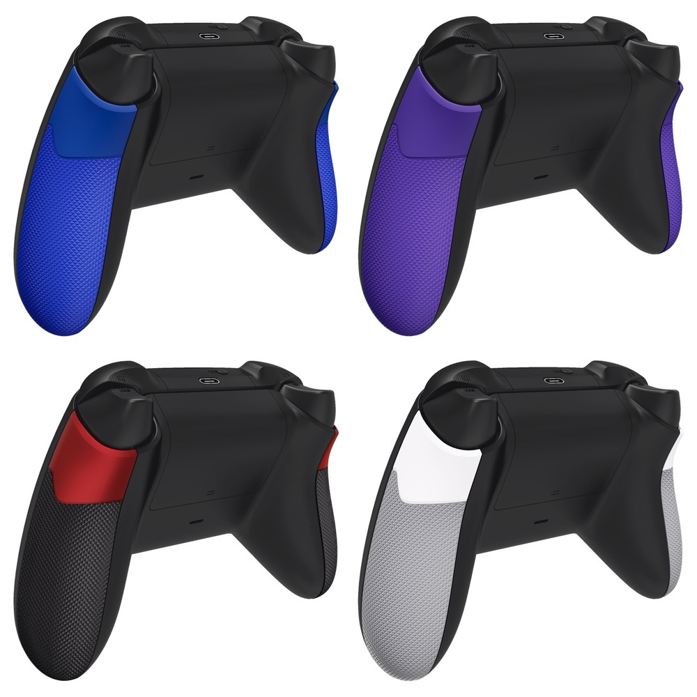 Rubberized Grips Replacement Back Panels for Xbox Series X/S Controller