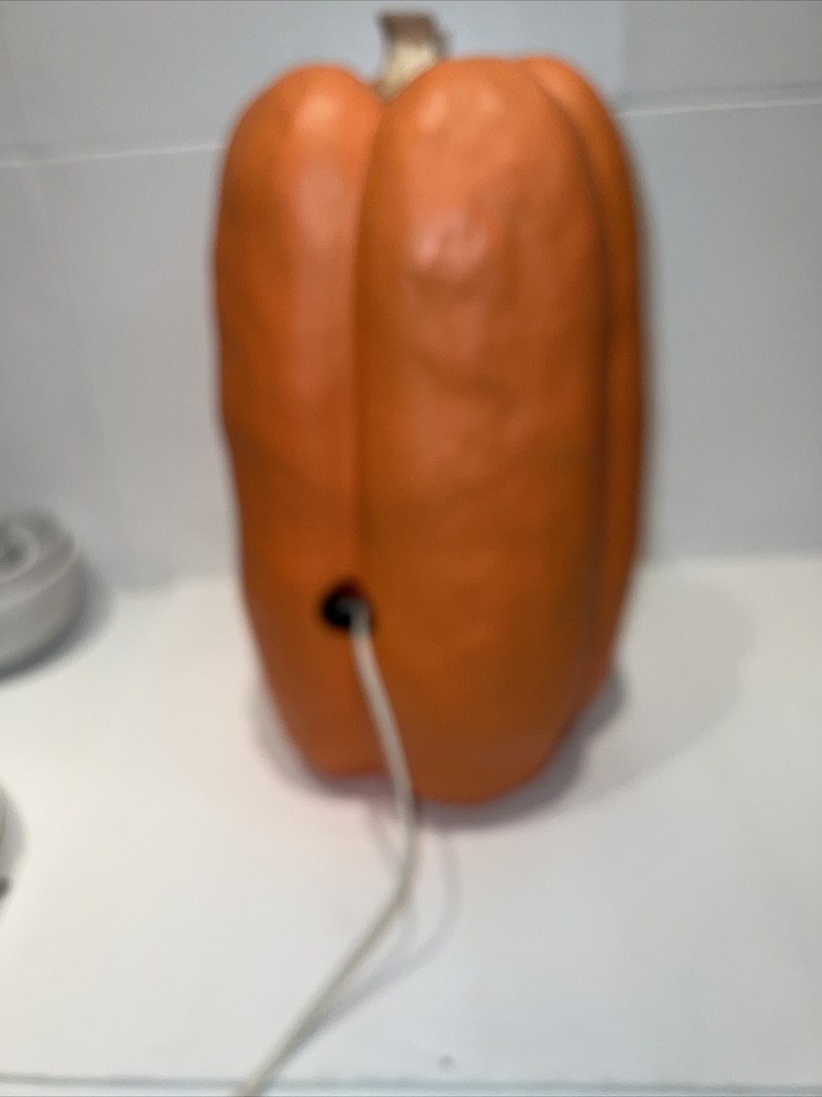 Pumpkin Blow Mold Light 14" Tall Jack ~O~ Lantern