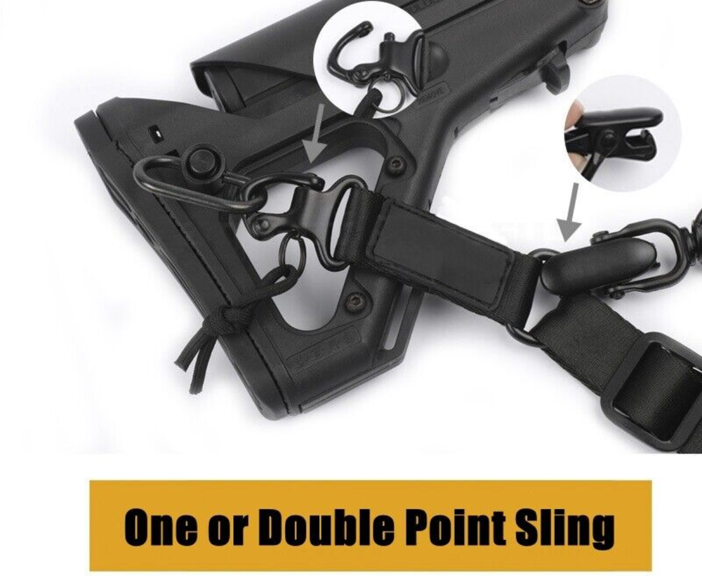 Adjustable Multi-function Two Point Tactical Rifle Sling Hunting Nylon Gun Strap