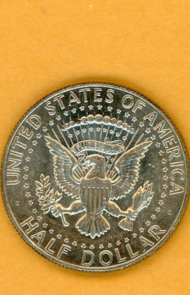 1968-D KENNEDY HALF DOLLAR - 40% SILVER - GEM UNCIRCULATED