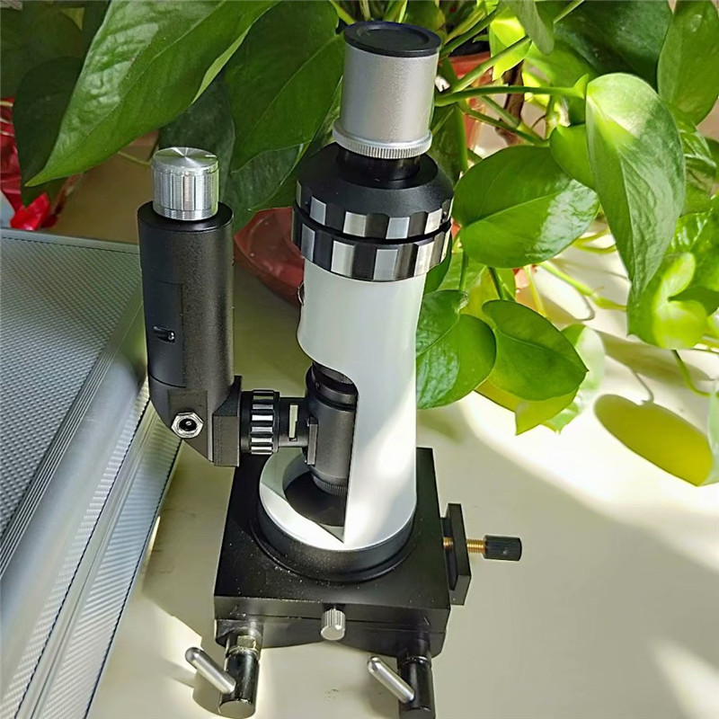 100X-400X Portable Zoom Metallographic Microscope Hand-held Microscope