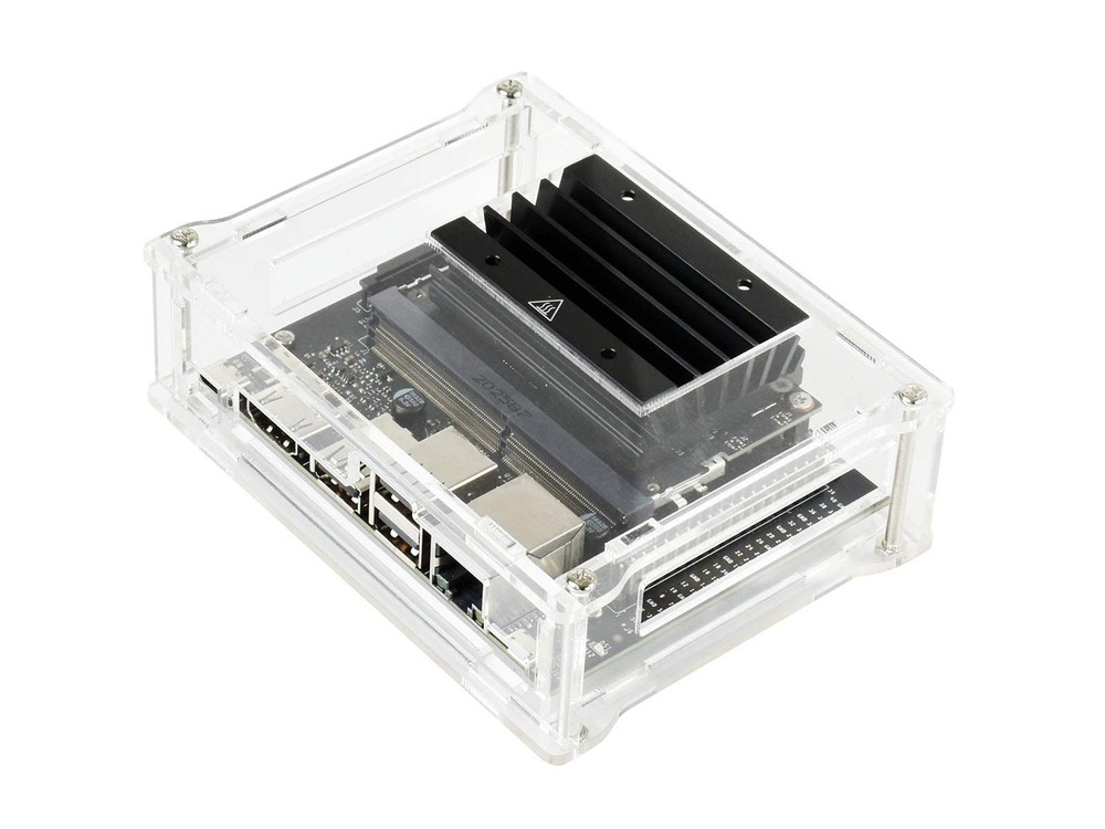 Acrylic Clear Case Enclosure Specialized for Jetson Nano 2GB Developer