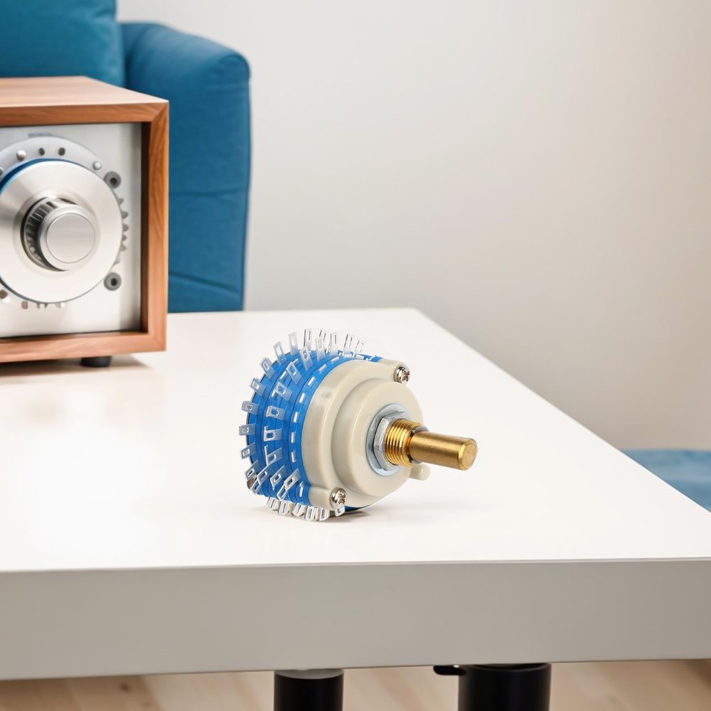 2Pole 24step Rotary Switch Attenuator for Volume Control and Signal Routing