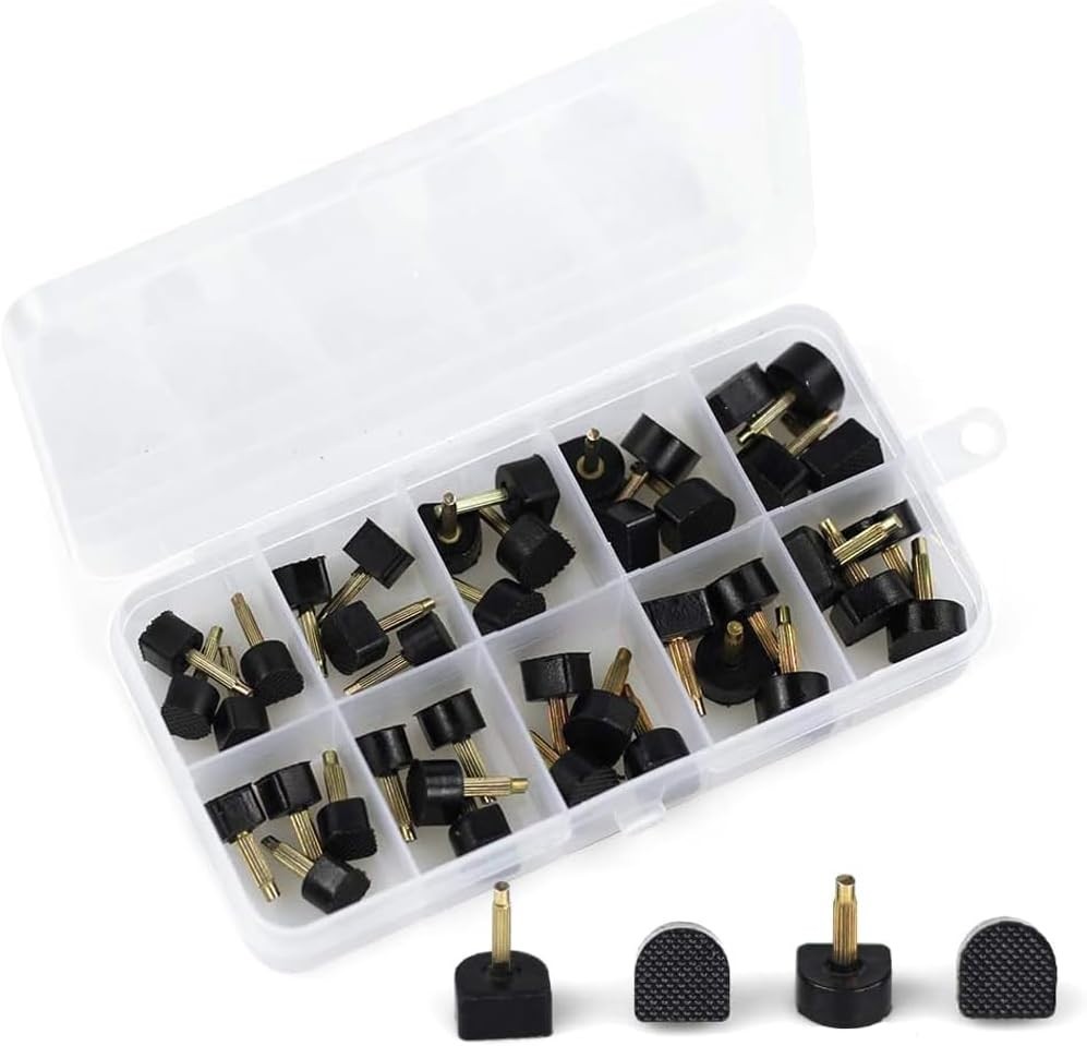 Essential Heel Tips Replacement Kit: 20 Pairs with Noise-Reducing Features