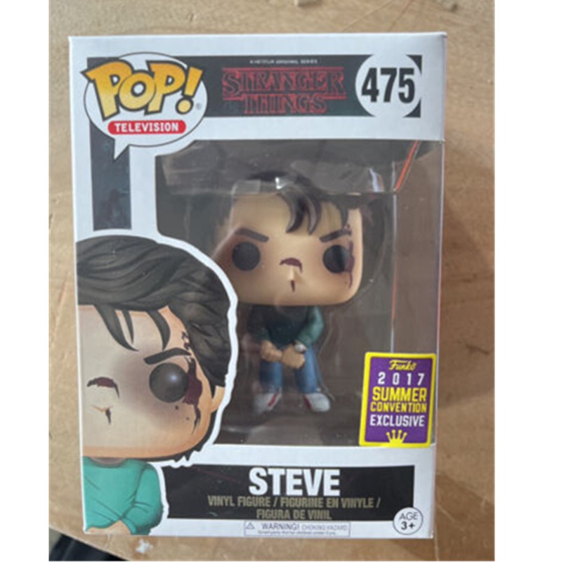 Cartoon Steve Q-Version Stranger Things Figures Doll Fans Collect Model Toy Gift