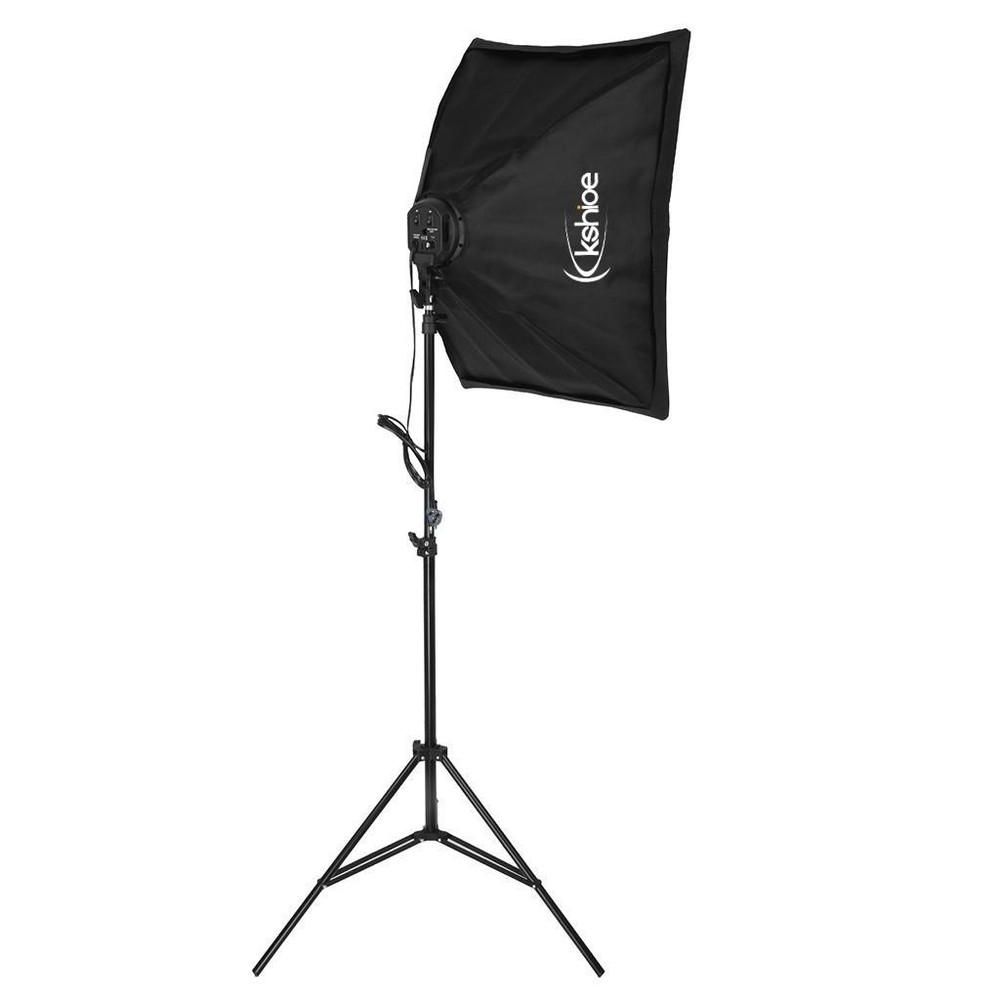 Kshioe Photography Studio Lighting Softbox Photo Light Backdrop Stand Kit