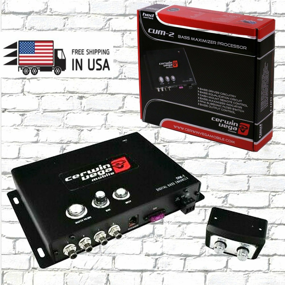 NEW Cerwin-Vega CVM2 Digital Bass Reconstruction Processor / Equalizer