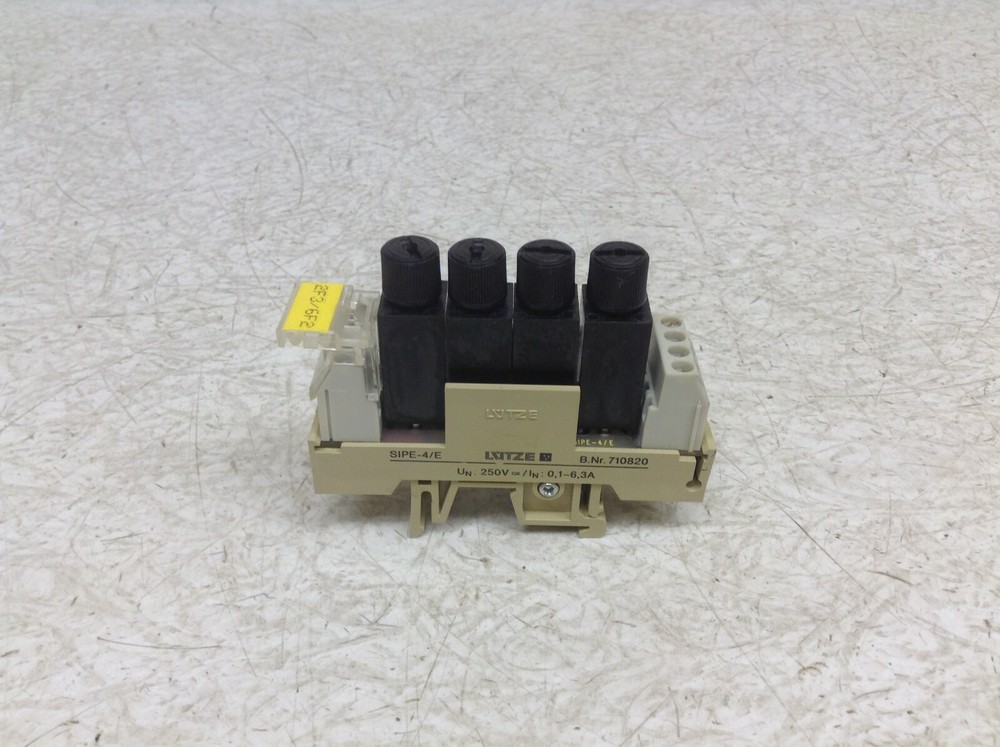 Lutze SIPE-4/E Fuse Holder 4 Pole 250 V SIPE4E