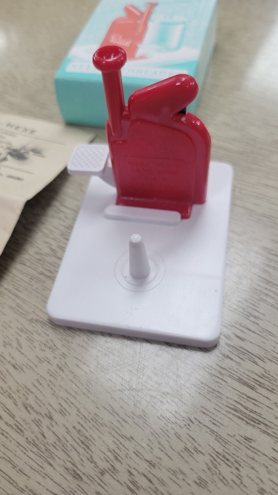 Witch Automatic Needle Threader Instructions Stand West Germany Box VTG