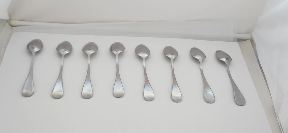 Rare Hampton Silversmiths Montefiore Flatware 5PC Place Sets Glossy Ridge 7 Max