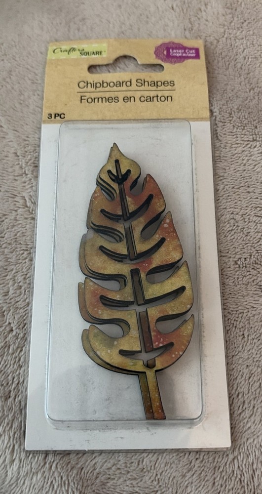 Crafters Square Chipboard Shapes:  Fall Colored Leaves