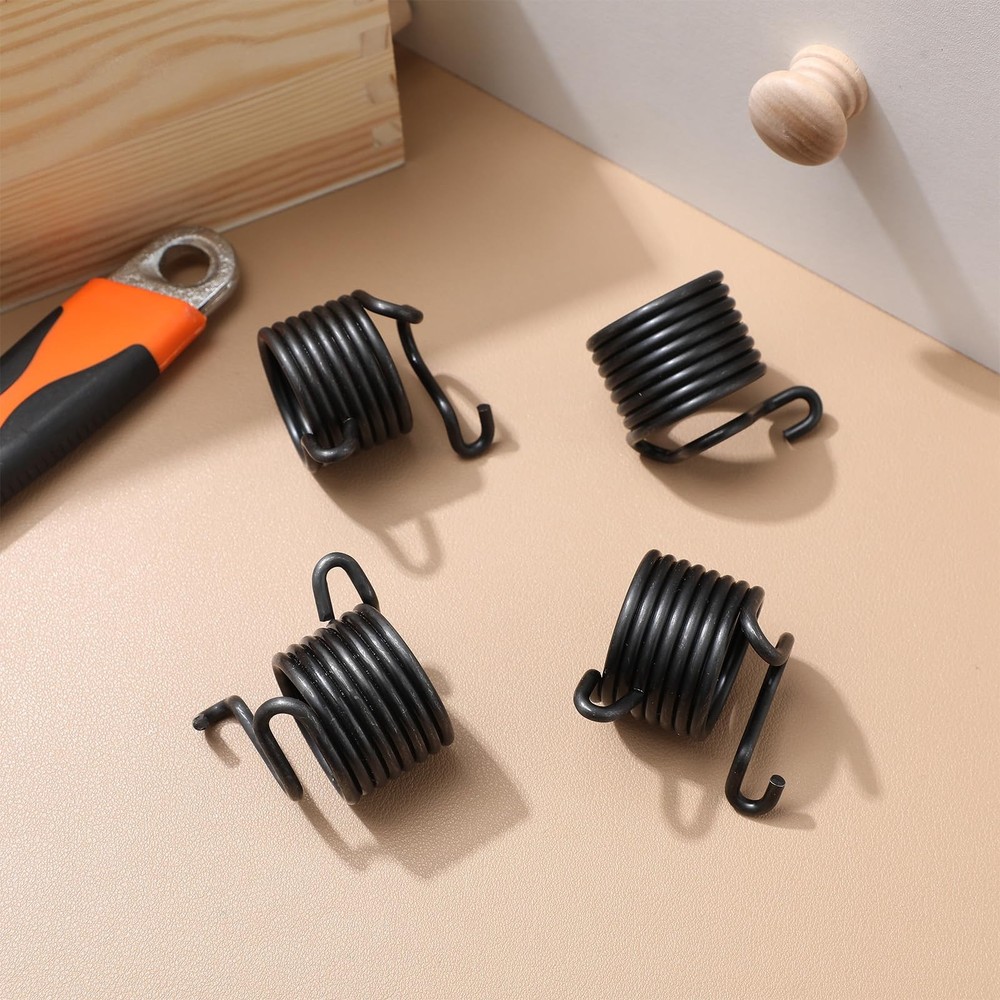 Garneck 6 Pcs Air Hammer Chisel Spring Set - Quick Release Retaining Black