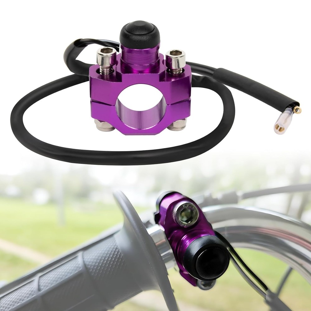 Universal Motorcycle Engine Kill Switch Handlebar Start On Off Switch Button Com