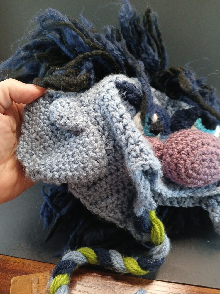 Crocheted Monster Hat