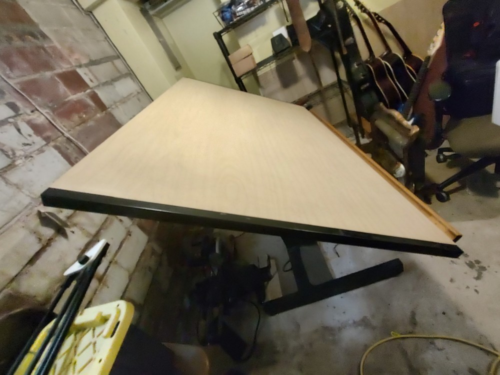 Power Drafting Table Electric Drawing Desk Adjustable Height And Tilt