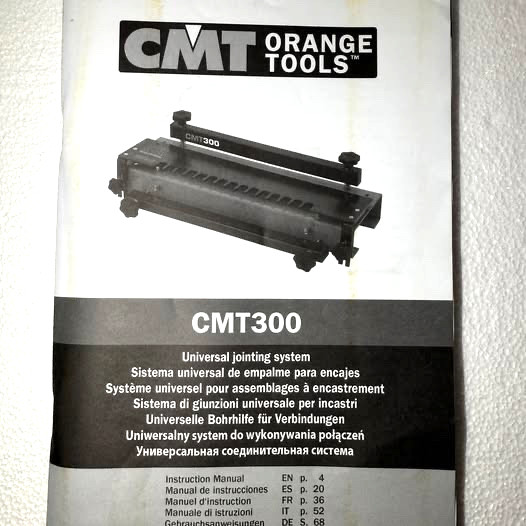 CMT 300 ORANGE TOOLS UNIVERSAL DOVETAIL JIG JOINTING SYSTEM