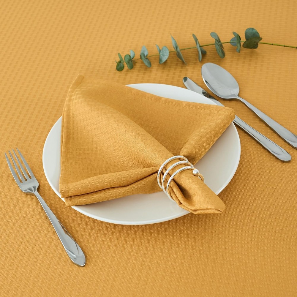 maxmill Cloth Napkins Weaved Texture Pattern Soft Comfortable and Luxury Serv...