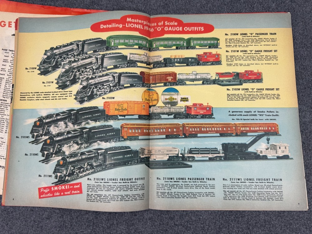 1946 Lionel Model Train Catalog