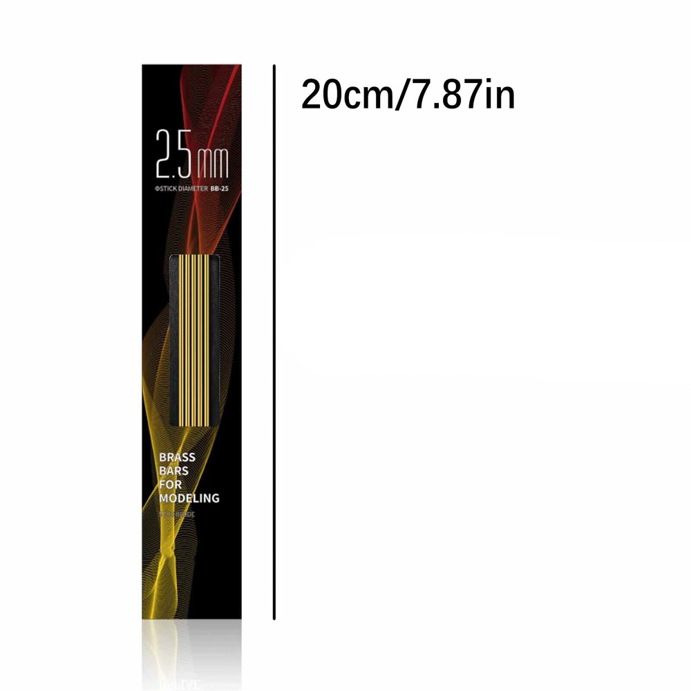 0.5-3.0mm Solid Brass Rod Hobby Knife Making Scratch Building Model Craft Tool