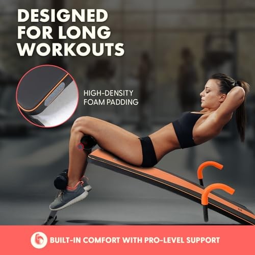 Sit Up Bench For Abs Five Adjustment Levels Decline Bench And Reverse Crunch
